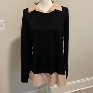 NWT Adrianna Papell double layer top
